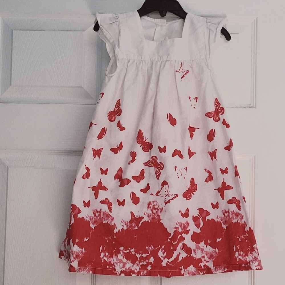 Girls butterfly dress